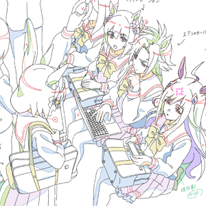 劇場版『ウマ娘 プリティーダービー 新時代の扉』原画シリーズ