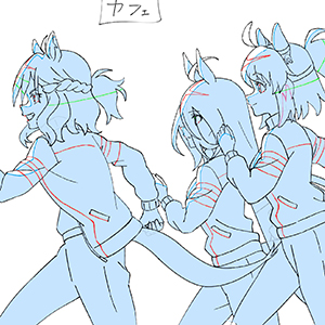 劇場版『ウマ娘 プリティーダービー 新時代の扉』原画シリーズ